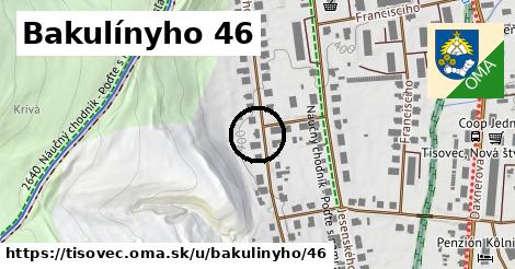 Bakulínyho 46, Tisovec