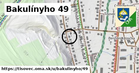 Bakulínyho 49, Tisovec