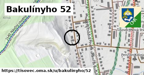 Bakulínyho 52, Tisovec