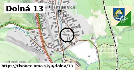 Dolná 13, Tisovec