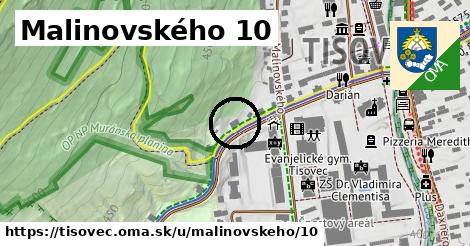 Malinovského 10, Tisovec