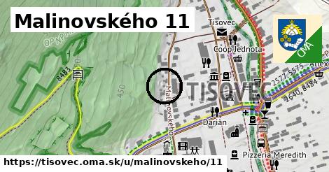 Malinovského 11, Tisovec