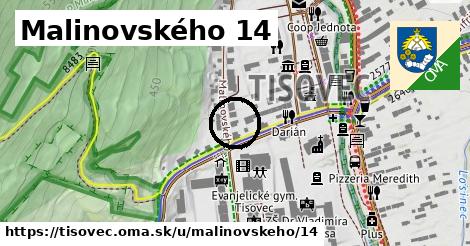 Malinovského 14, Tisovec