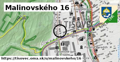 Malinovského 16, Tisovec