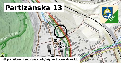 Partizánska 13, Tisovec