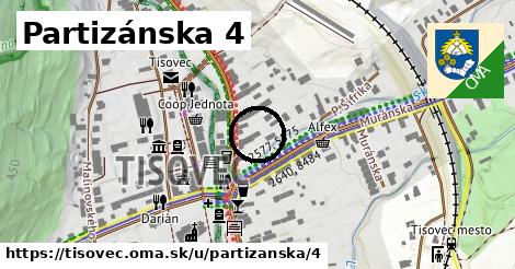 Partizánska 4, Tisovec