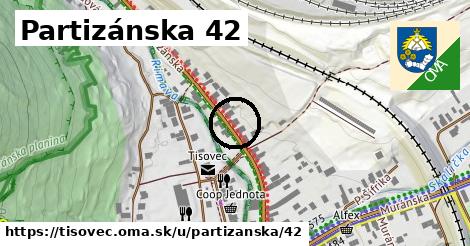 Partizánska 42, Tisovec