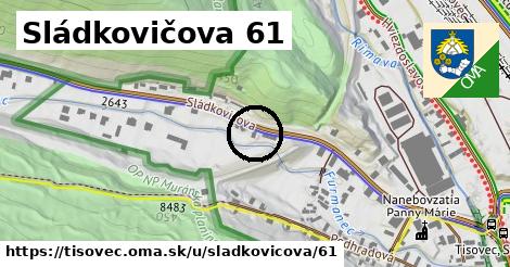 Sládkovičova 61, Tisovec