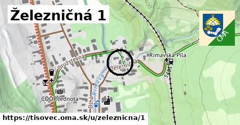 Železničná 1, Tisovec