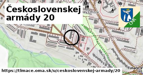 Československej armády 20, Tlmače