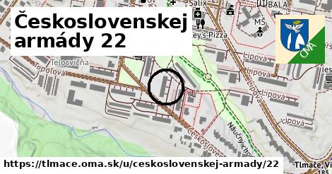 Československej armády 22, Tlmače