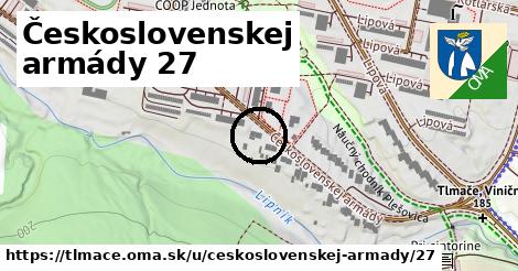 Československej armády 27, Tlmače