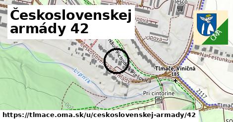 Československej armády 42, Tlmače