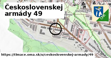 Československej armády 49, Tlmače