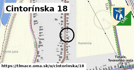 Cintorínska 18, Tlmače