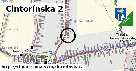 Cintorínska 2, Tlmače