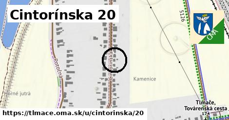 Cintorínska 20, Tlmače