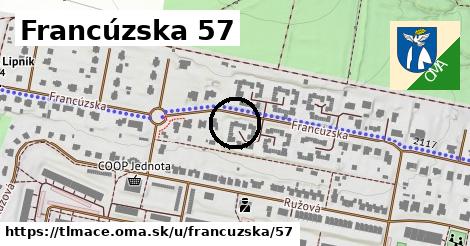 Francúzska 57, Tlmače