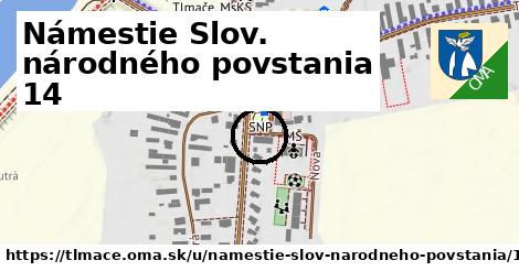 Námestie Slov. národného povstania 14, Tlmače