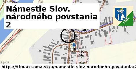 Námestie Slov. národného povstania 2, Tlmače