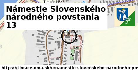 Námestie Slovenského národného povstania 13, Tlmače