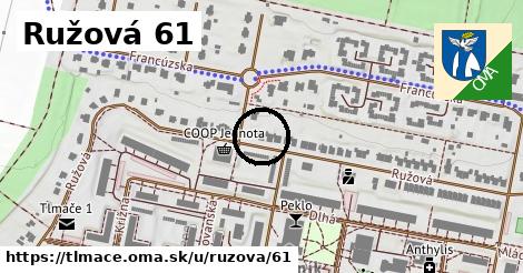 Ružová 61, Tlmače