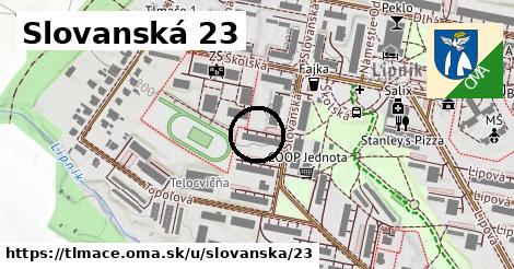 Slovanská 23, Tlmače
