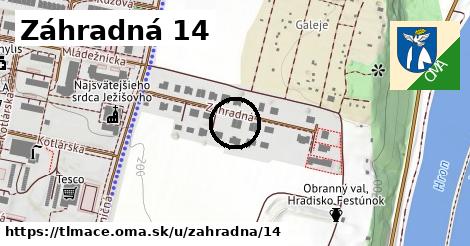 Záhradná 14, Tlmače