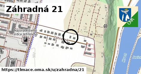 Záhradná 21, Tlmače