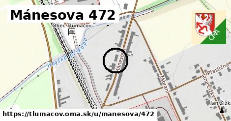 Mánesova 472, Tlumačov