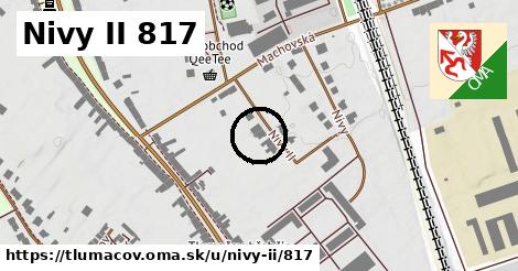 Nivy II 817, Tlumačov