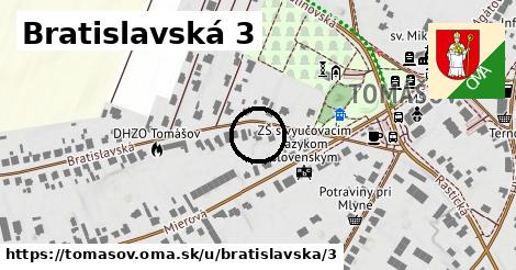 Bratislavská 3, Tomášov