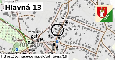 Hlavná 13, Tomášov