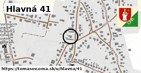 Hlavná 41, Tomášov