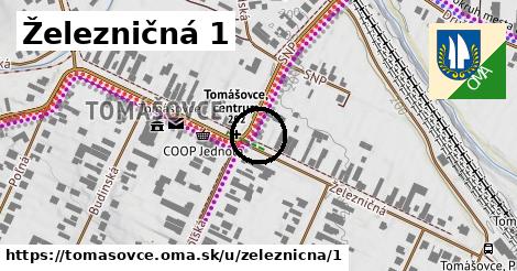 Železničná 1, Tomášovce