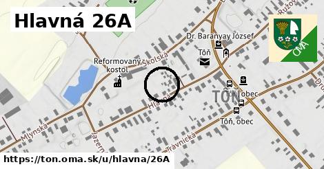 Hlavná 26A, Tôň