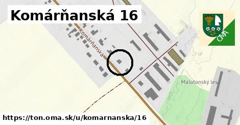 Komárňanská 16, Tôň