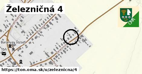 Železničná 4, Tôň