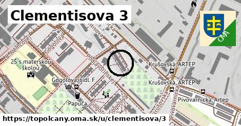 Clementisova 3, Topoľčany