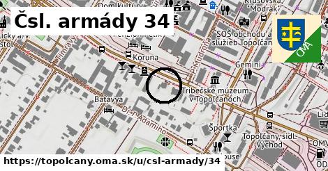 Čsl. armády 34, Topoľčany