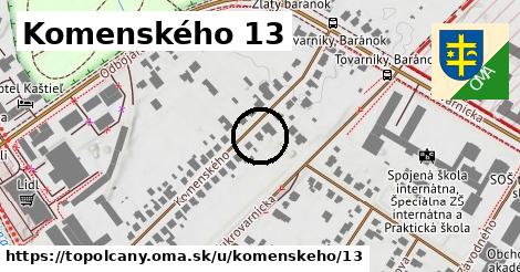 Komenského 13, Topoľčany