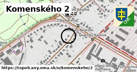 Komenského 2, Topoľčany