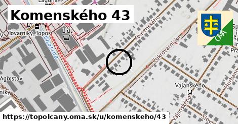 Komenského 43, Topoľčany