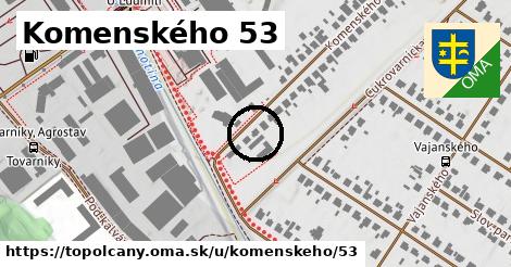 Komenského 53, Topoľčany