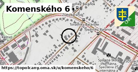 Komenského 6, Topoľčany