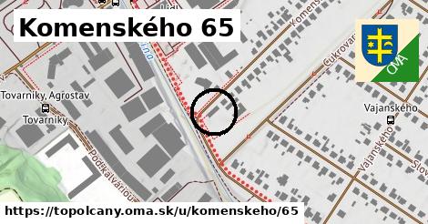 Komenského 65, Topoľčany