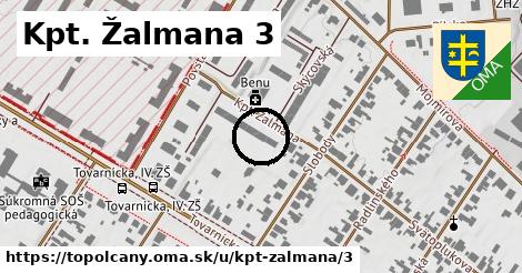 Kpt. Žalmana 3, Topoľčany