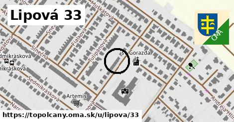 Lipová 33, Topoľčany