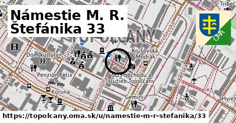 Námestie M. R. Štefánika 33, Topoľčany