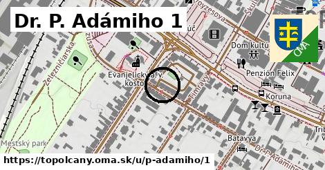 Dr. P. Adámiho 1, Topoľčany